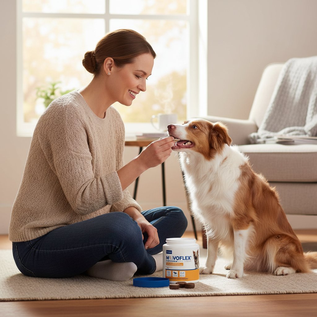 Advanced soft chews for hip and joint support in medium dogs, daily wellness supplement for senior dog mobility โ view 1
