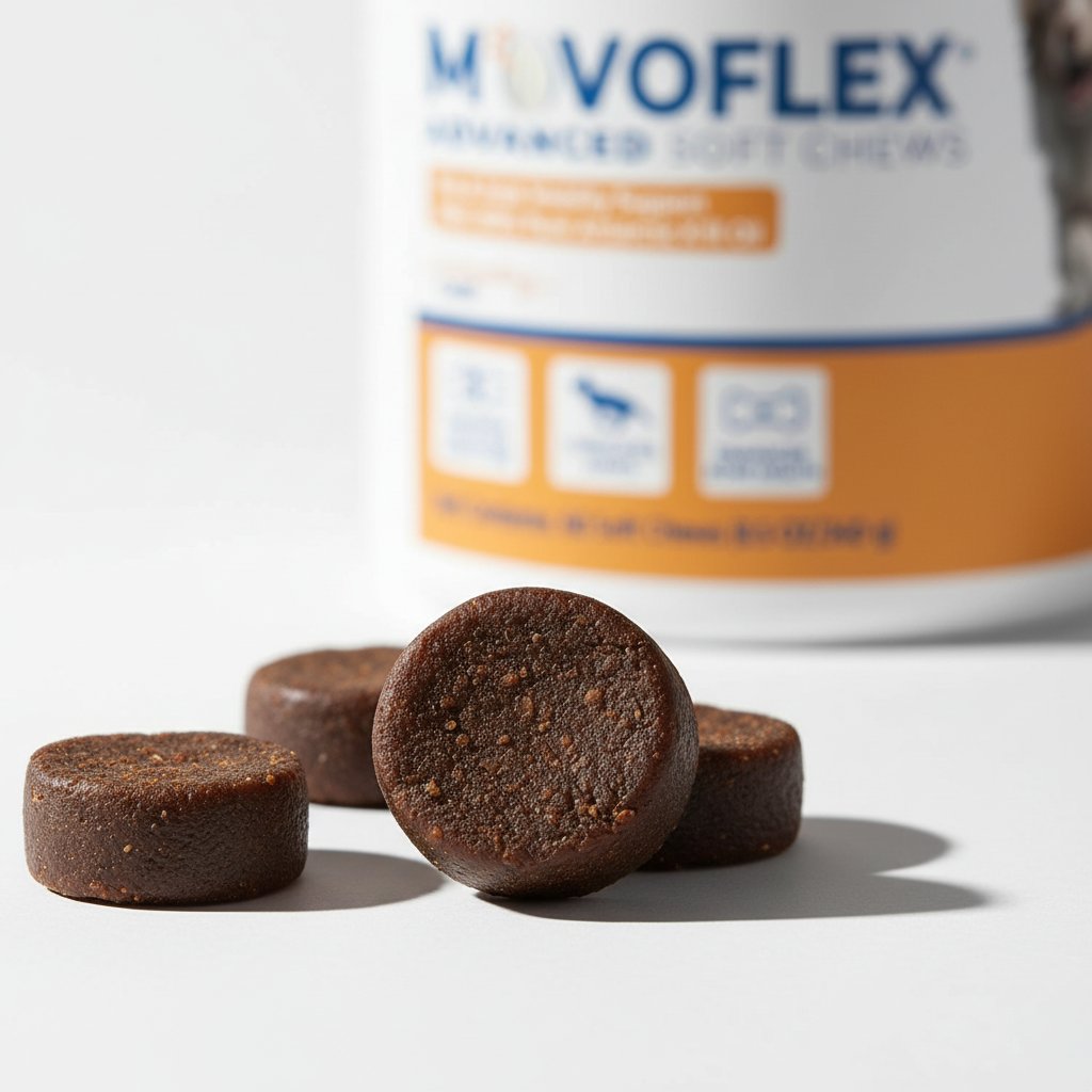 Advanced soft chews for hip and joint support in medium dogs, daily wellness supplement for senior dog mobility โ view 5b