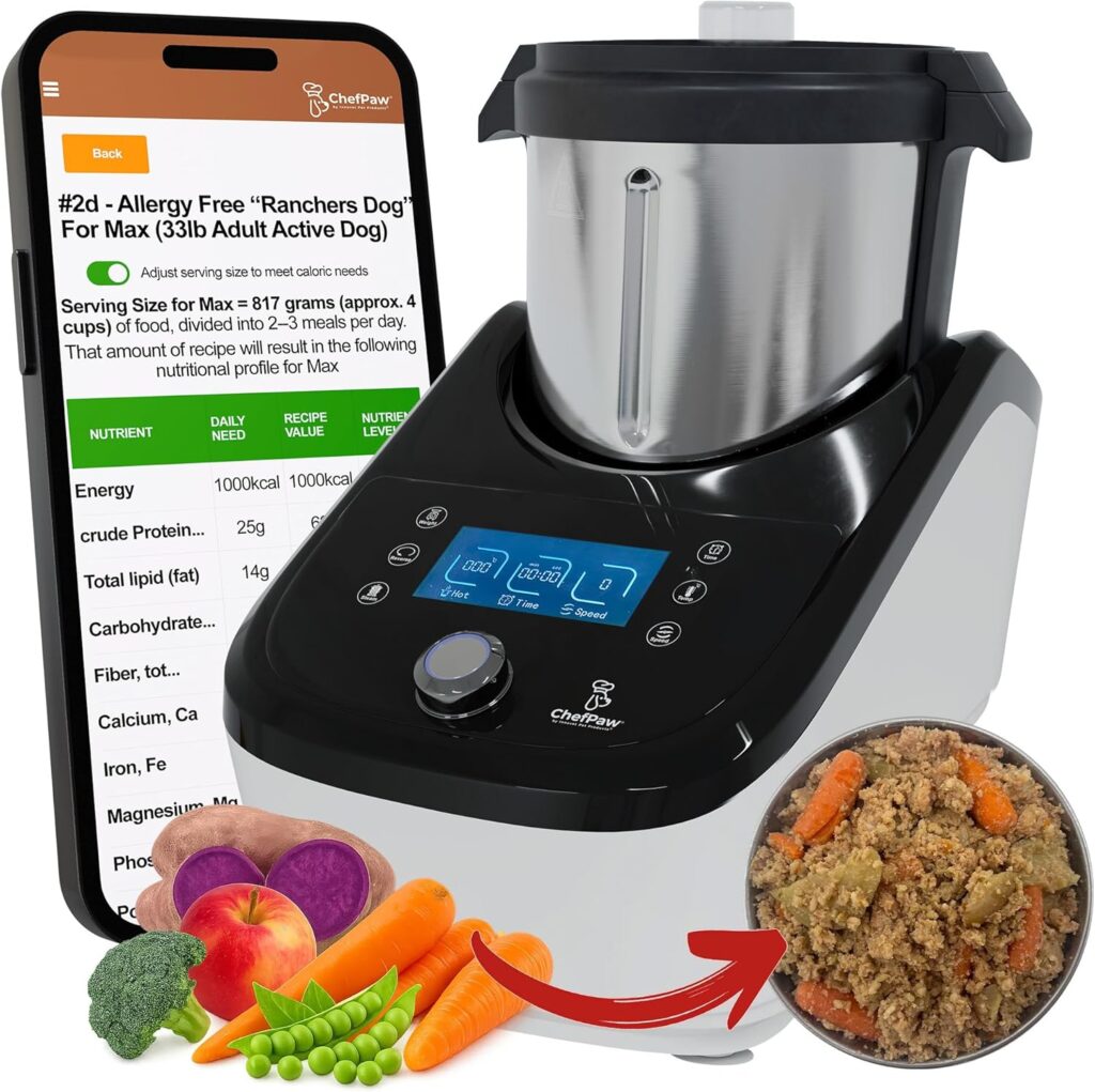 Automatic Pet Food Maker with Built-in Cooker & Scale