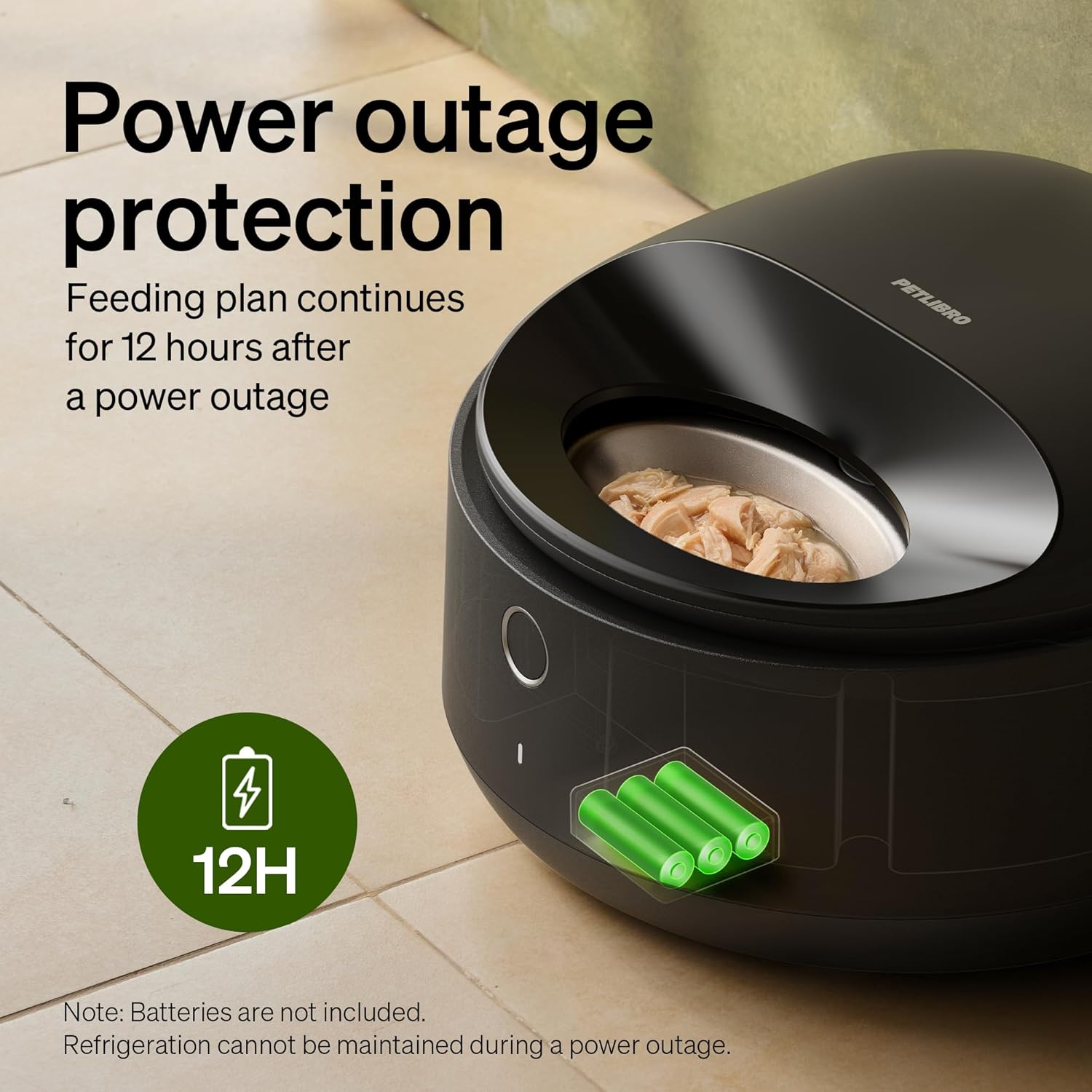 Stainless steel automatic wet food cat feeder with app control and semiconductor cooling system โ view 4
