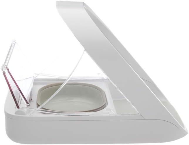 Stainless steel microchip automatic pet feeder with selective feeding for cats and dogs — view 6