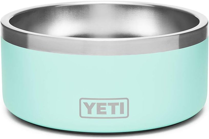 Stainless steel dog bowl with non-slip base, 32-ounce capacity for daily feeding — view 5b