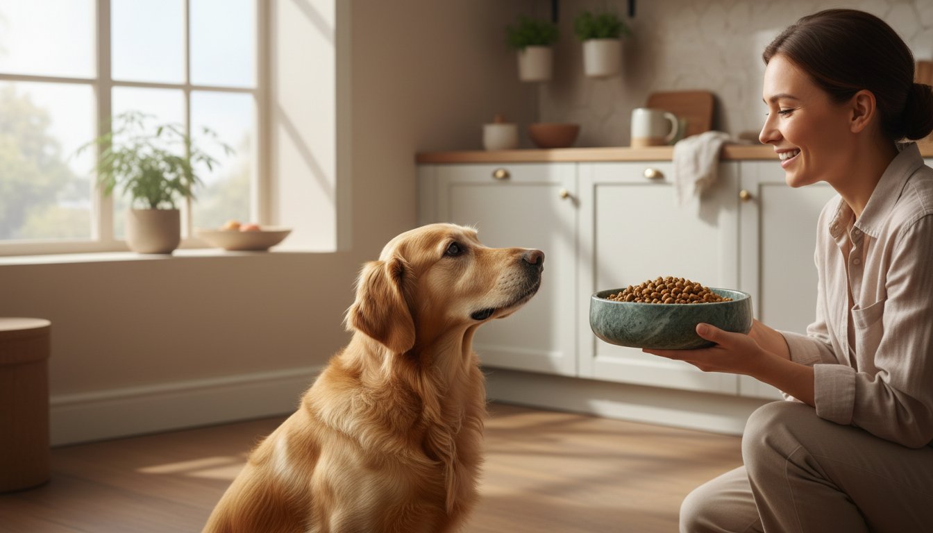 Green marble weighted dog bowl with non-slip base for large dogs — view 2