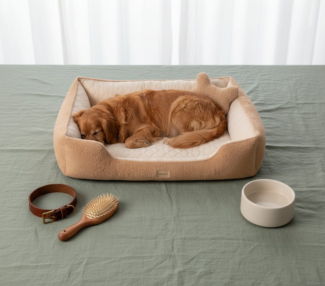Gray cooling orthopedic memory foam dog bed with raised bolster and waterproof liner for large senior dogs with joint pain β view 4