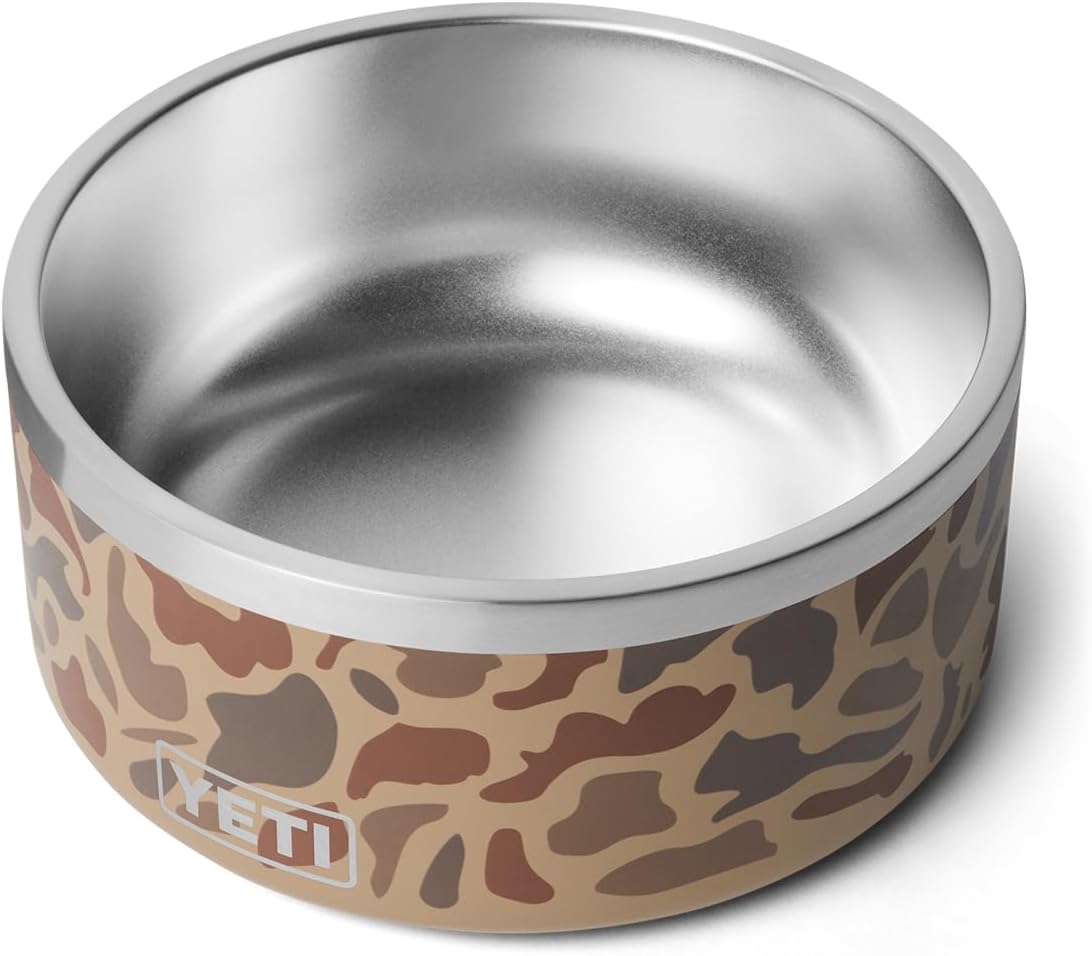 Modern stainless steel non-slip dog bowl with 64-ounce capacity for adult dogs โ view 3
